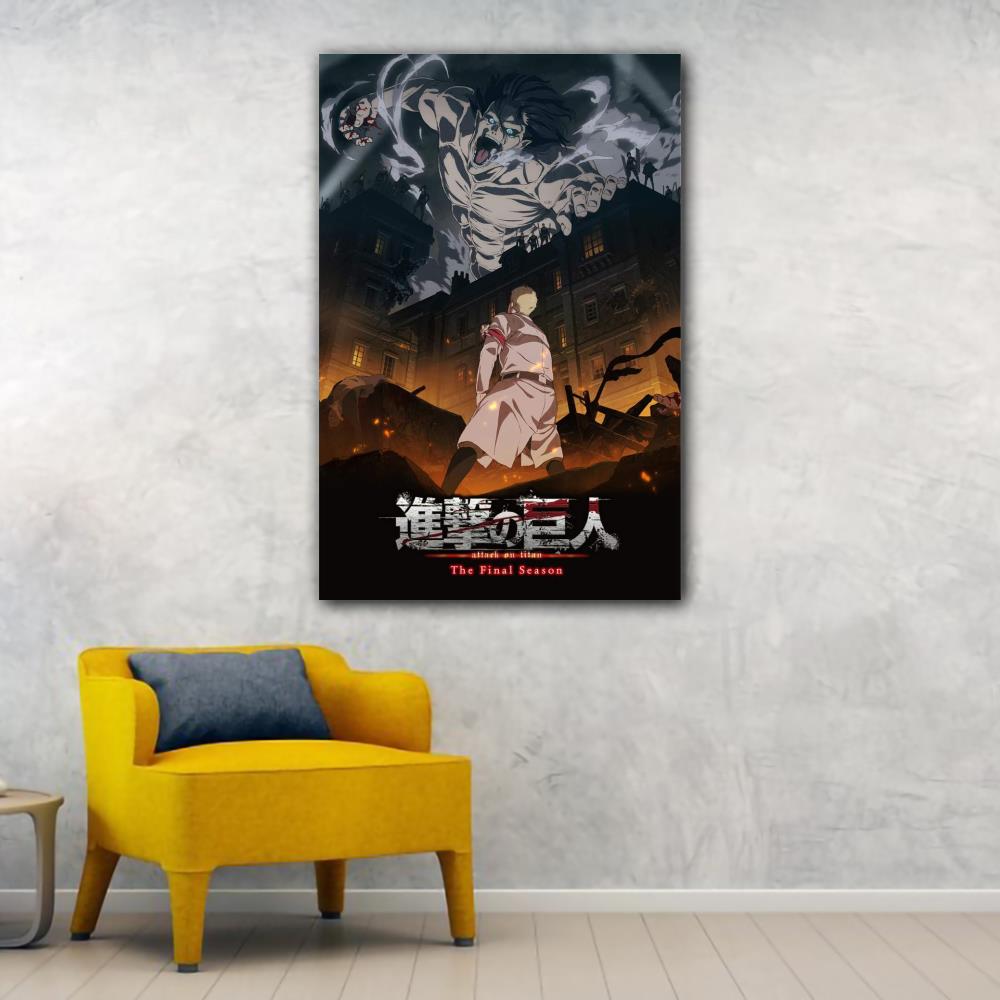 Anime Attack on Titan Canvas Art Poster and Wall Art Picture Print Modern Family bedroom Decor Posters