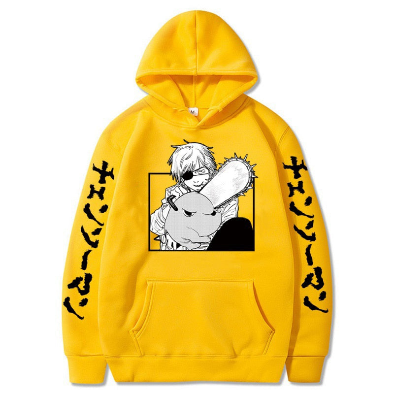 Chainsaw Man Hoodies Anime Manga Print Streetwear Men Women Casual Fashion Sweatshirts Oversized Hoodie Harajuku Unisex Pullover