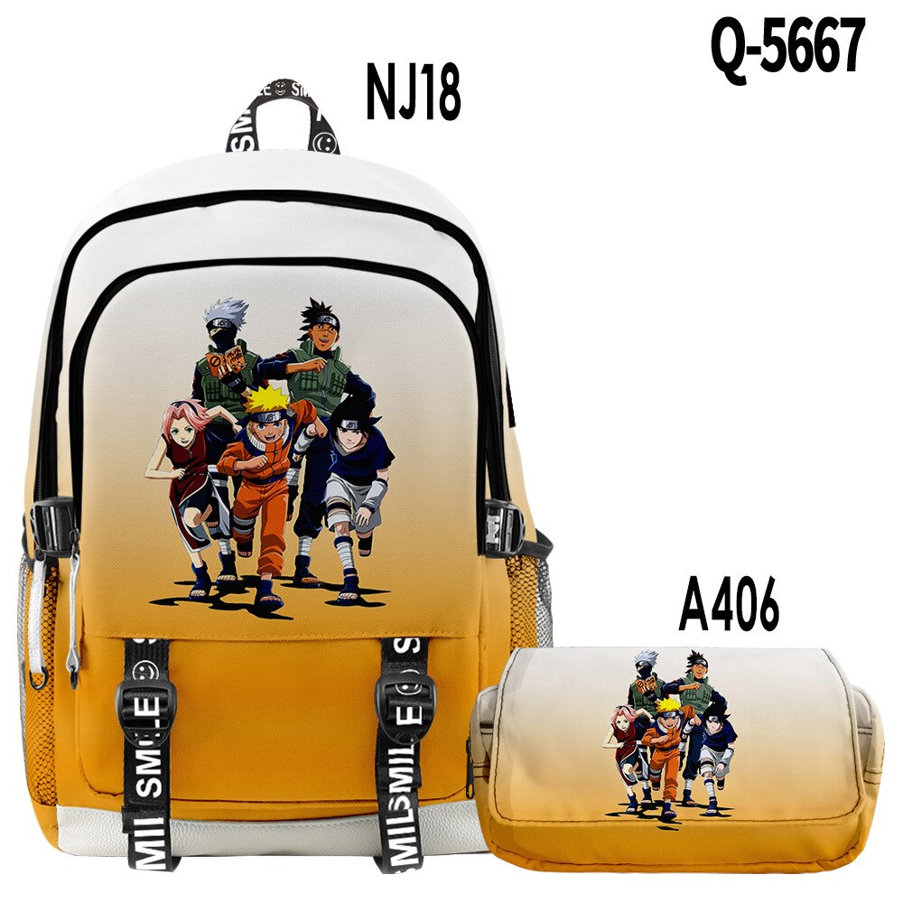 36 Styles Anime Backpack + Pencil Case