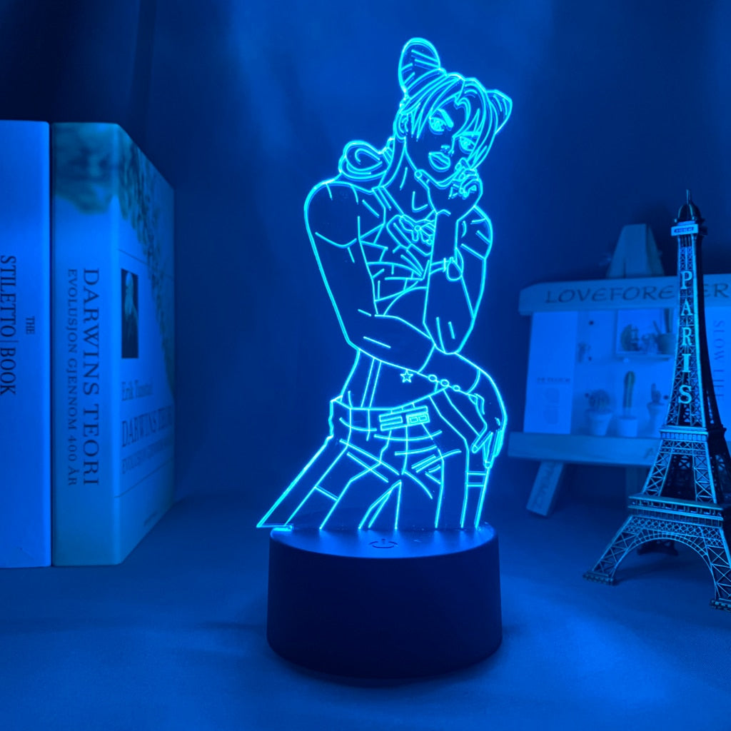 3d Multicolor Anime Lamp/Light