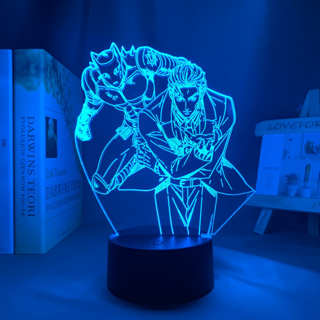 3d Multicolor Anime Lamp/Light