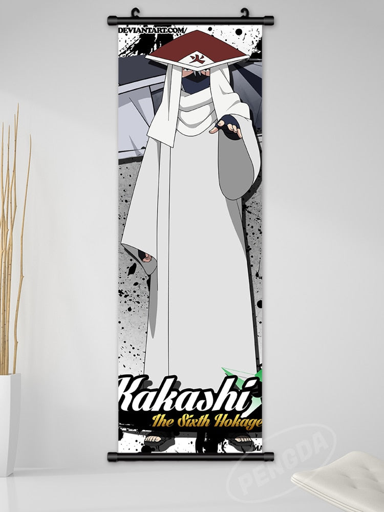Canvas Wall Art Anime Print Naruto Painting Hatake Kakashi Hanging Scrolls Haruno Sakura Posters Home Decor Living Room Pictures