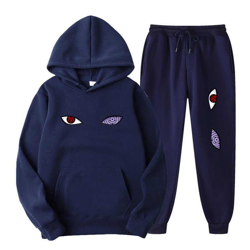Men's Autumn and Winter Hoodie Set Sportswear New Men's Sweatshirt and Sportswear Fashion Street Pullover2022