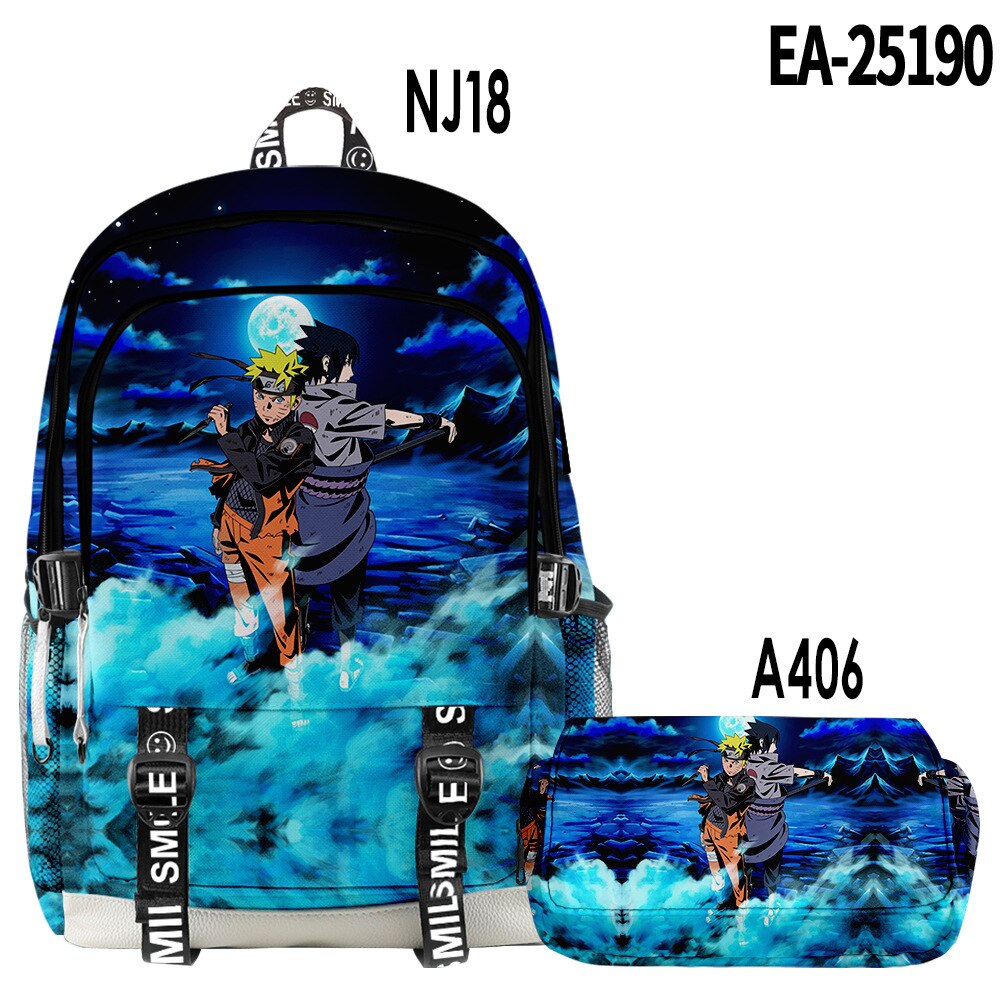 36 Styles Anime Backpack + Pencil Case