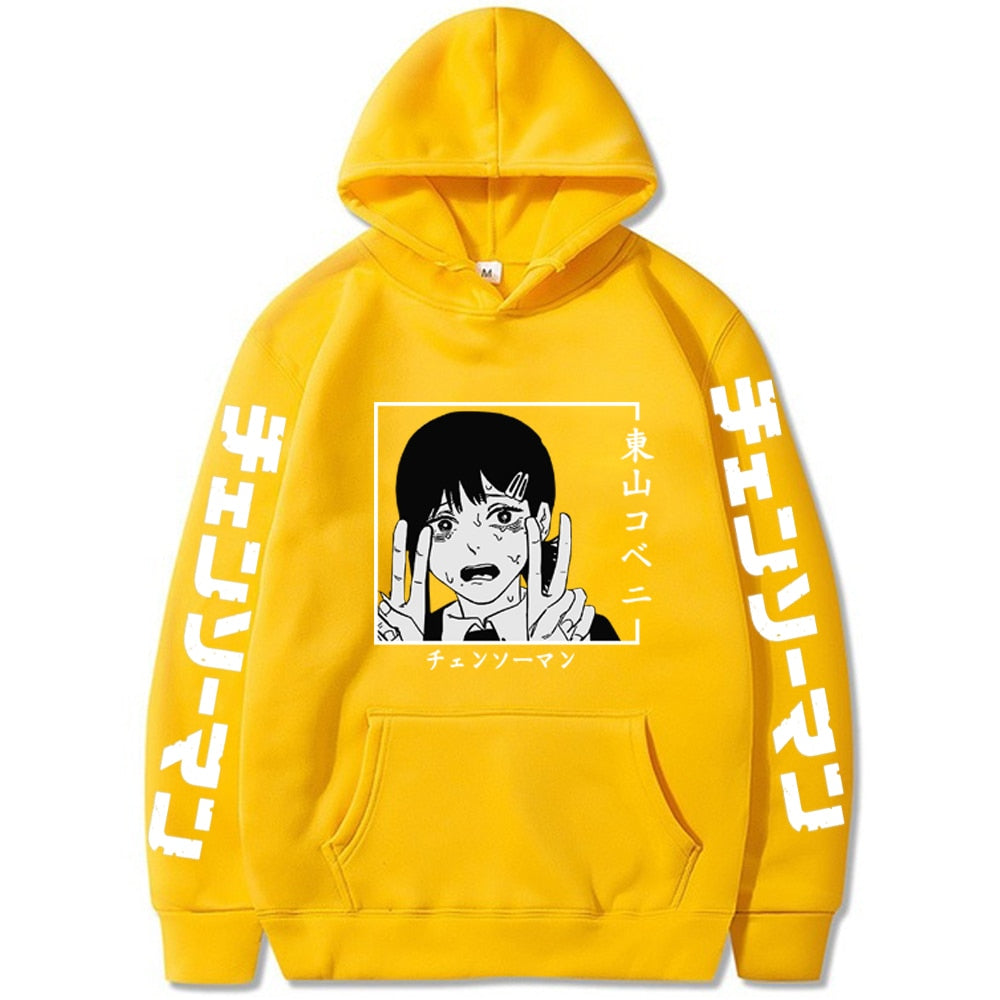 Chainsaw Man Hoodies Anime Manga Print Streetwear Men Women Casual Fashion Sweatshirts Oversized Hoodie Harajuku Unisex Pullover
