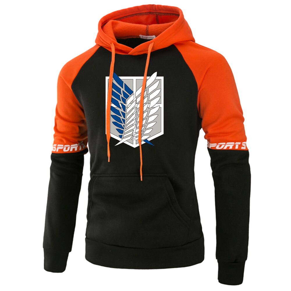 Attack on Titan Hoodie Wings Of Freedom Mikasa Mens Hoodies Japanese Anime Sweatshirt Men Pullover Autumn Winter Warm Streetwear