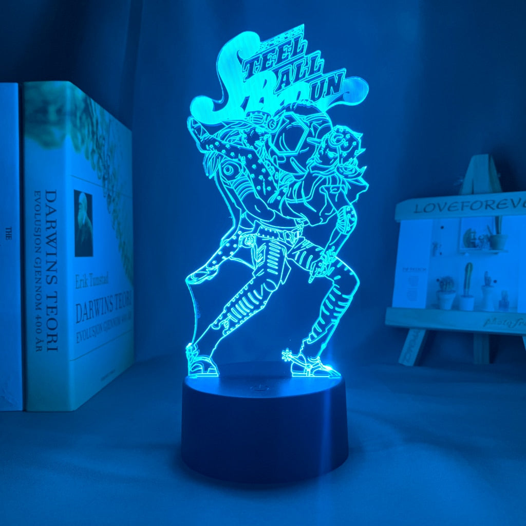 3d Multicolor Anime Lamp/Light