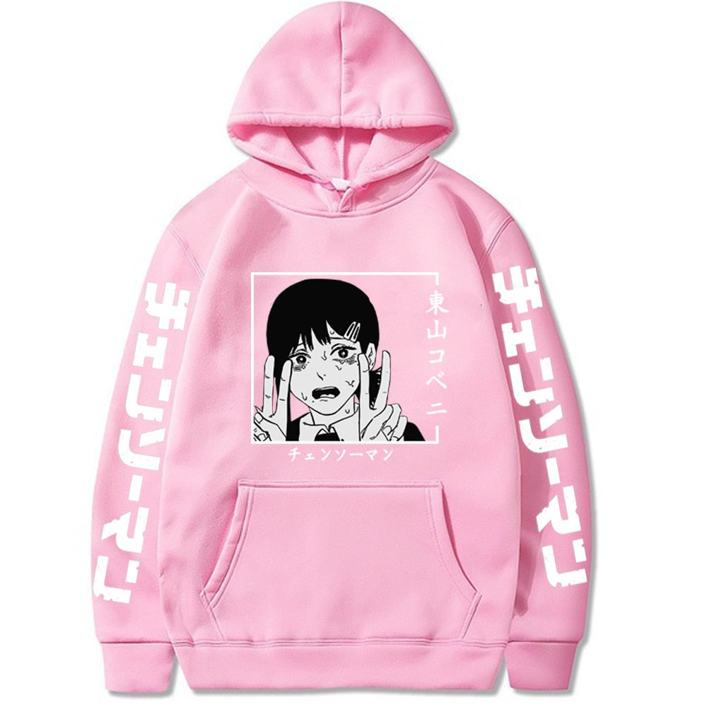 Chainsaw Man Hoodies Anime Manga Print Streetwear Men Women Casual Fashion Sweatshirts Oversized Hoodie Harajuku Unisex Pullover