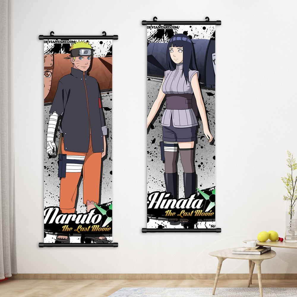 Canvas Wall Art Anime Print Naruto Painting Hatake Kakashi Hanging Scrolls Haruno Sakura Posters Home Decor Living Room Pictures