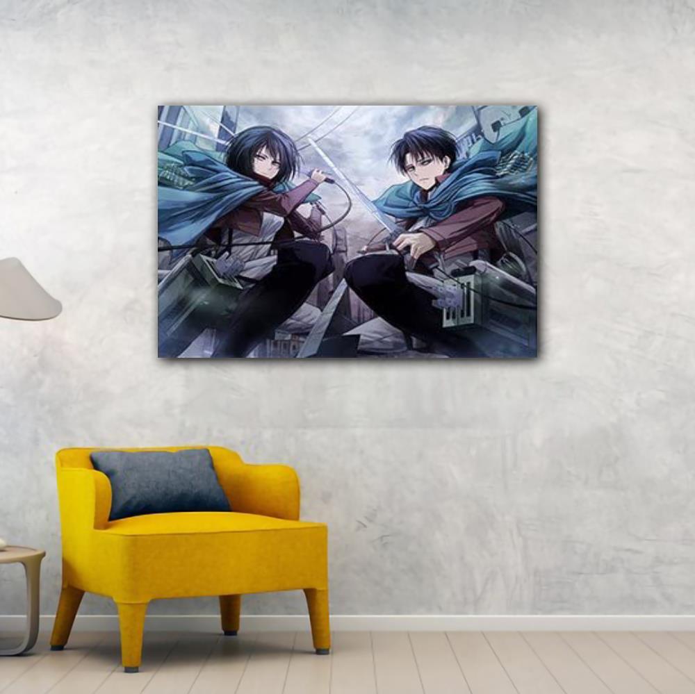Anime Attack on Titan Canvas Art Poster and Wall Art Picture Print Modern Family bedroom Decor Posters