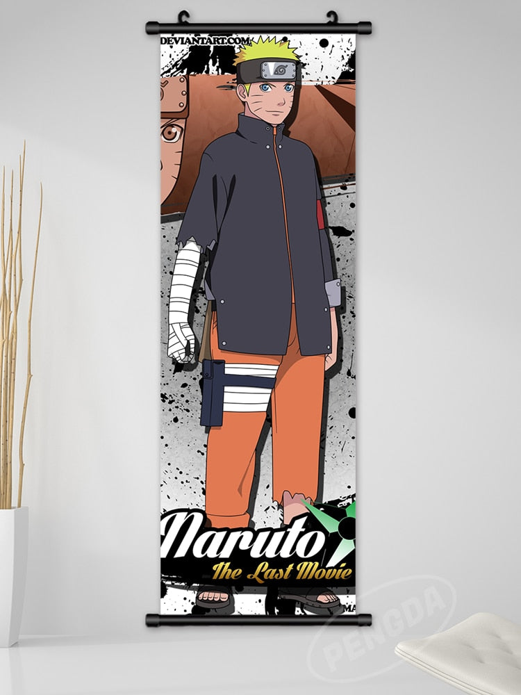Canvas Wall Art Anime Print Naruto Painting Hatake Kakashi Hanging Scrolls Haruno Sakura Posters Home Decor Living Room Pictures