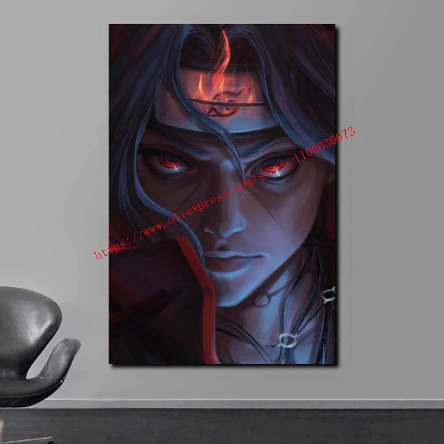 Boruto Uzumaki and Sasuke Anime Poster and Print Canvas Painting Set for Living Room Kids Room Decor Wall Mural