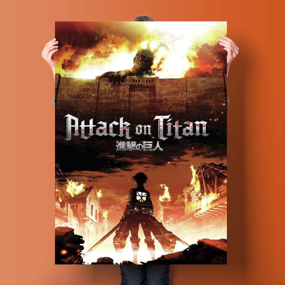 Anime Attack on Titan Canvas Art Poster and Wall Art Picture Print Modern Family bedroom Decor Posters