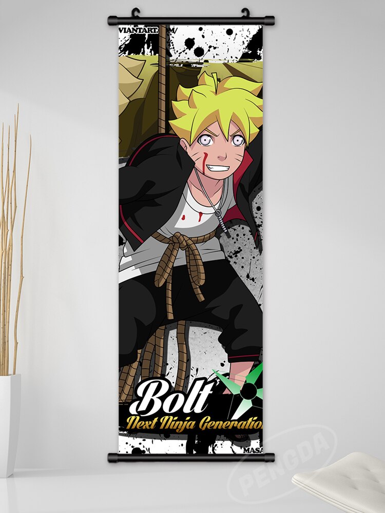 Canvas Wall Art Anime Print Naruto Painting Hatake Kakashi Hanging Scrolls Haruno Sakura Posters Home Decor Living Room Pictures