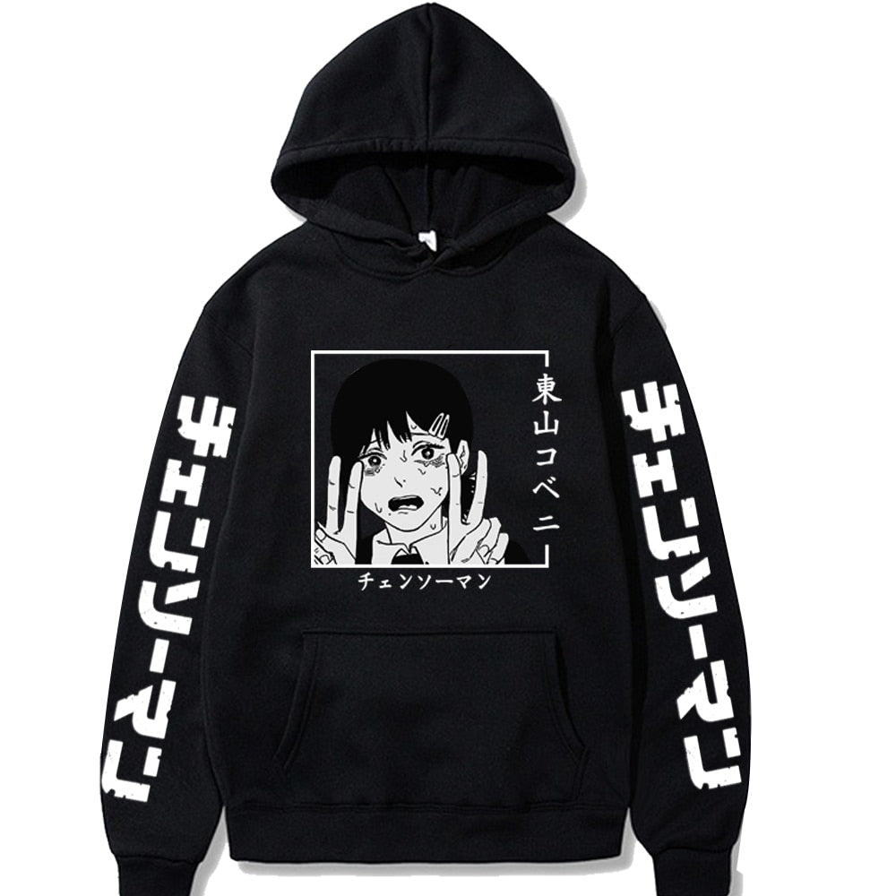 Chainsaw Man Hoodies Anime Manga Print Streetwear Men Women Casual Fashion Sweatshirts Oversized Hoodie Harajuku Unisex Pullover