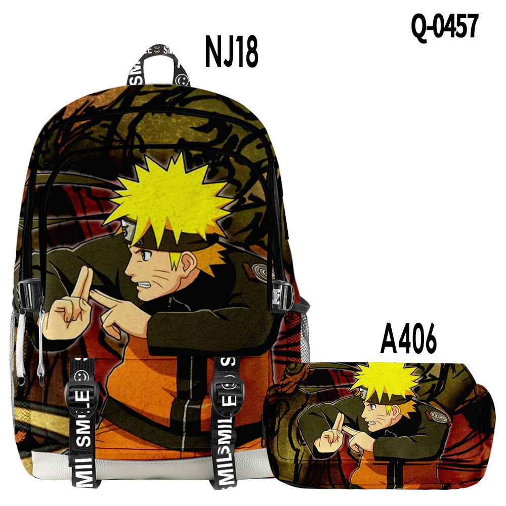 36 Styles Anime Backpack + Pencil Case