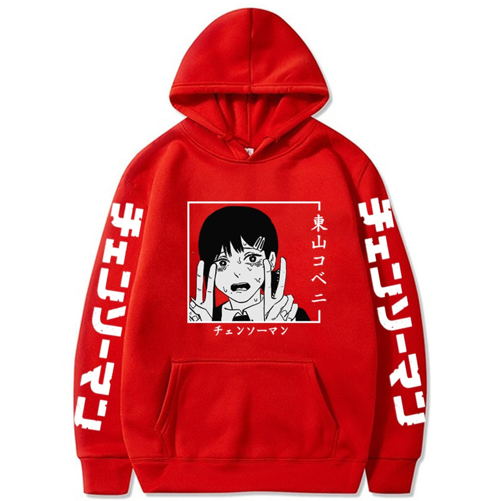 Chainsaw Man Hoodies Anime Manga Print Streetwear Men Women Casual Fashion Sweatshirts Oversized Hoodie Harajuku Unisex Pullover