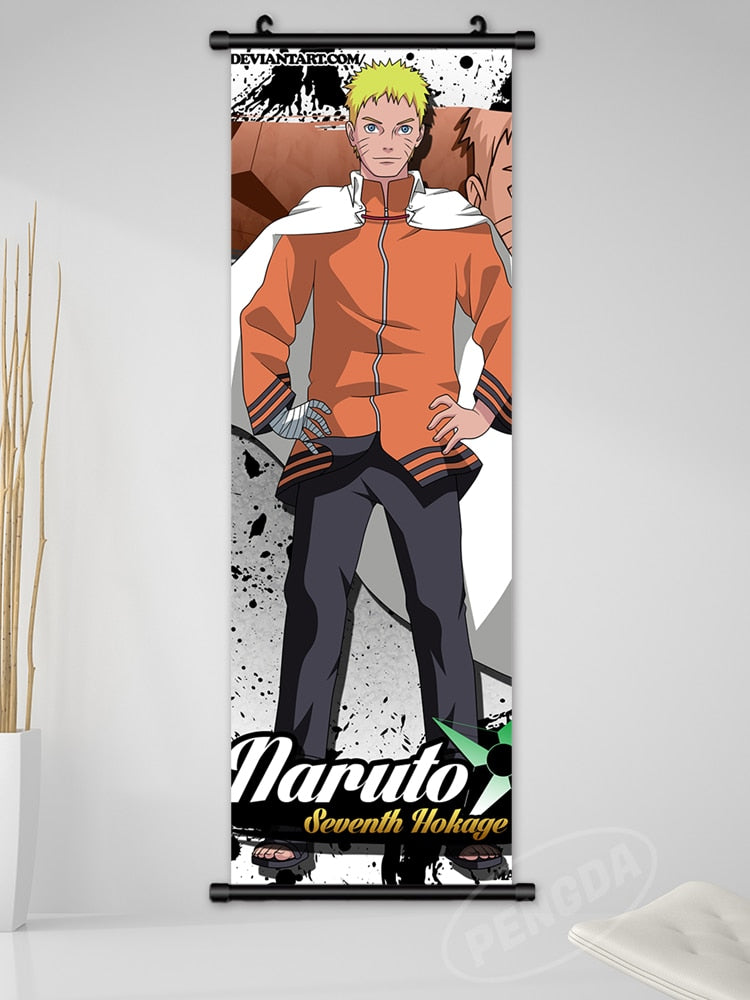 Canvas Wall Art Anime Print Naruto Painting Hatake Kakashi Hanging Scrolls Haruno Sakura Posters Home Decor Living Room Pictures