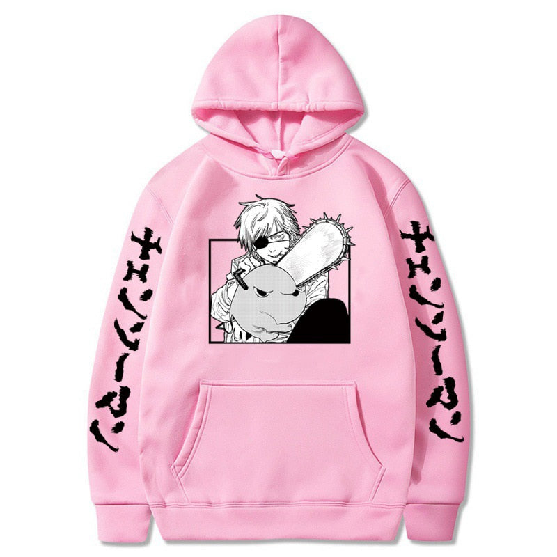 Chainsaw Man Hoodies Anime Manga Print Streetwear Men Women Casual Fashion Sweatshirts Oversized Hoodie Harajuku Unisex Pullover