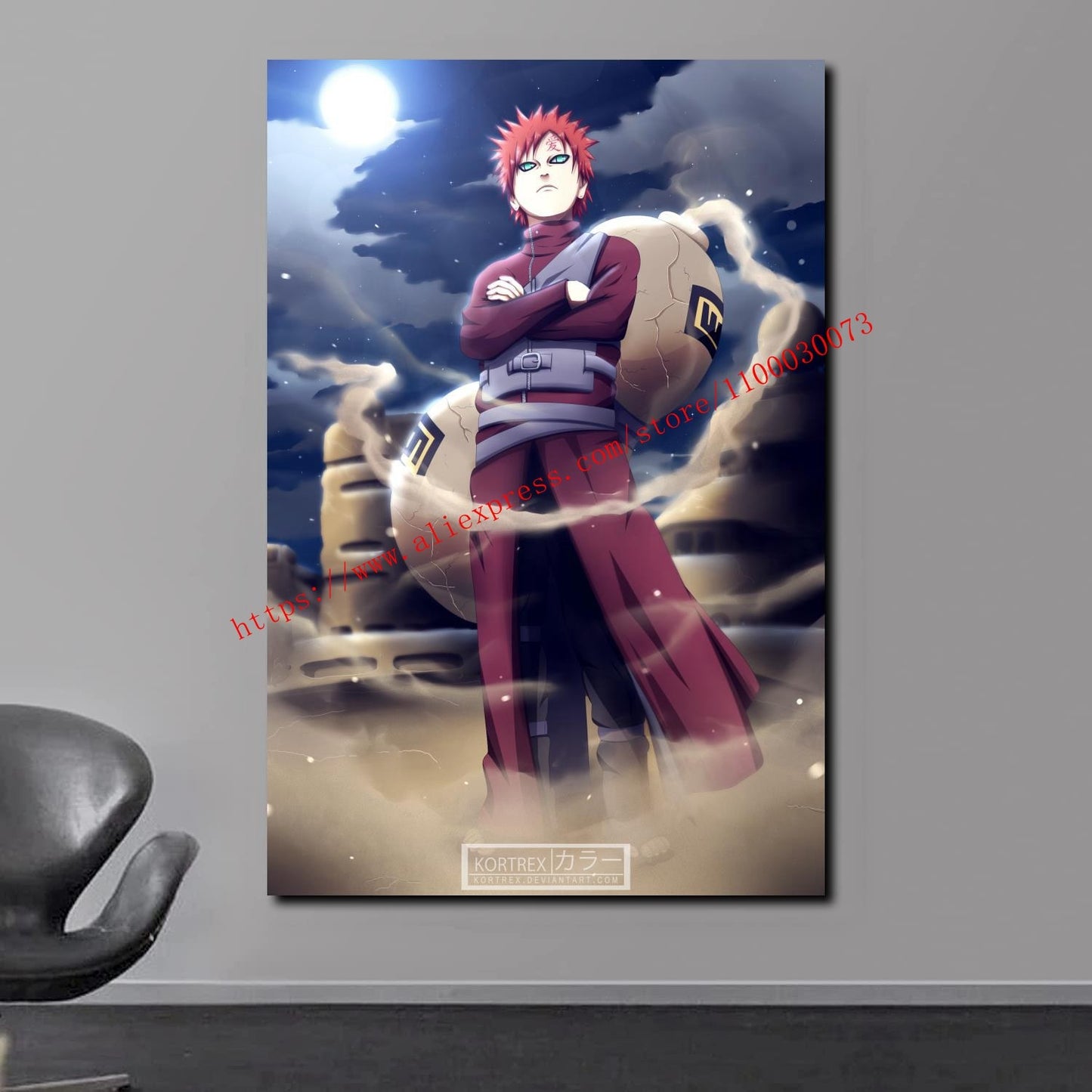 Boruto Uzumaki and Sasuke Anime Poster and Print Canvas Painting Set for Living Room Kids Room Decor Wall Mural