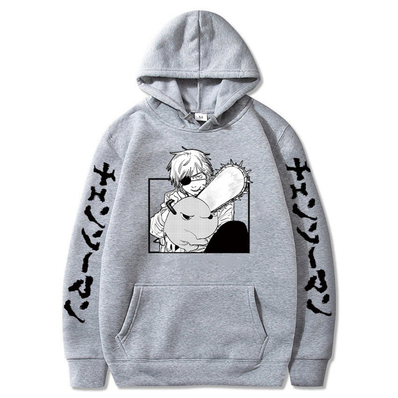 Chainsaw Man Hoodies Anime Manga Print Streetwear Men Women Casual Fashion Sweatshirts Oversized Hoodie Harajuku Unisex Pullover