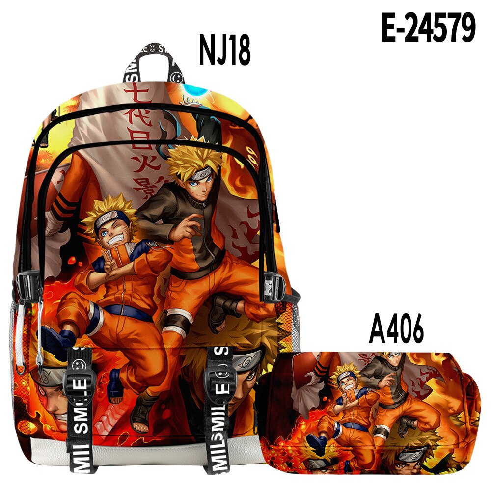 36 Styles Anime Backpack + Pencil Case