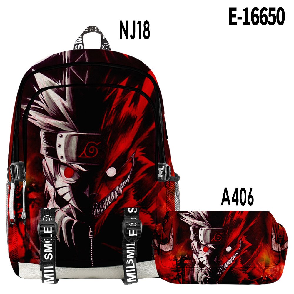 36 Styles Anime Backpack + Pencil Case