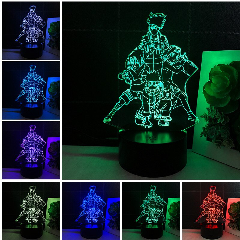 Naruto 3d Led Night Light