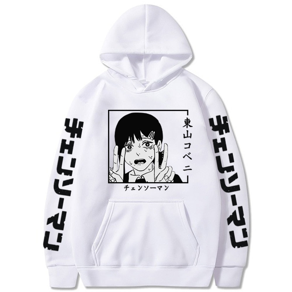 Chainsaw Man Hoodies Anime Manga Print Streetwear Men Women Casual Fashion Sweatshirts Oversized Hoodie Harajuku Unisex Pullover