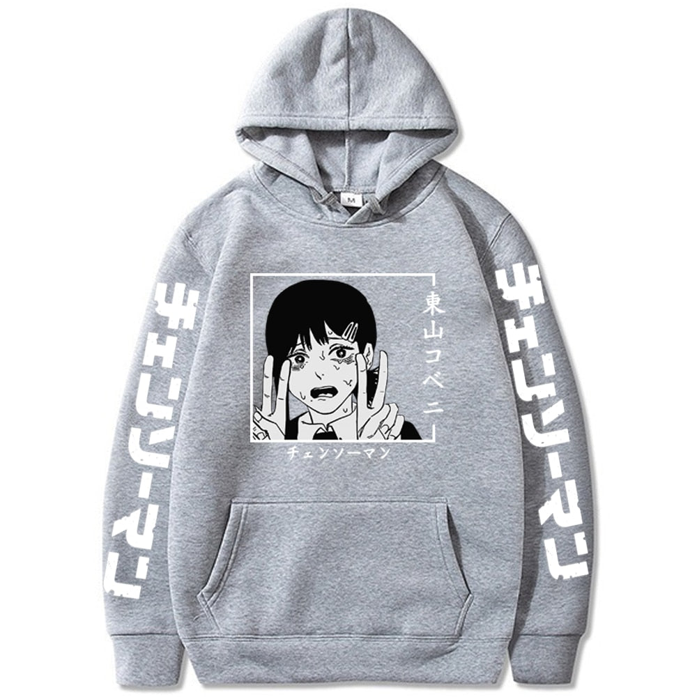 Chainsaw Man Hoodies Anime Manga Print Streetwear Men Women Casual Fashion Sweatshirts Oversized Hoodie Harajuku Unisex Pullover