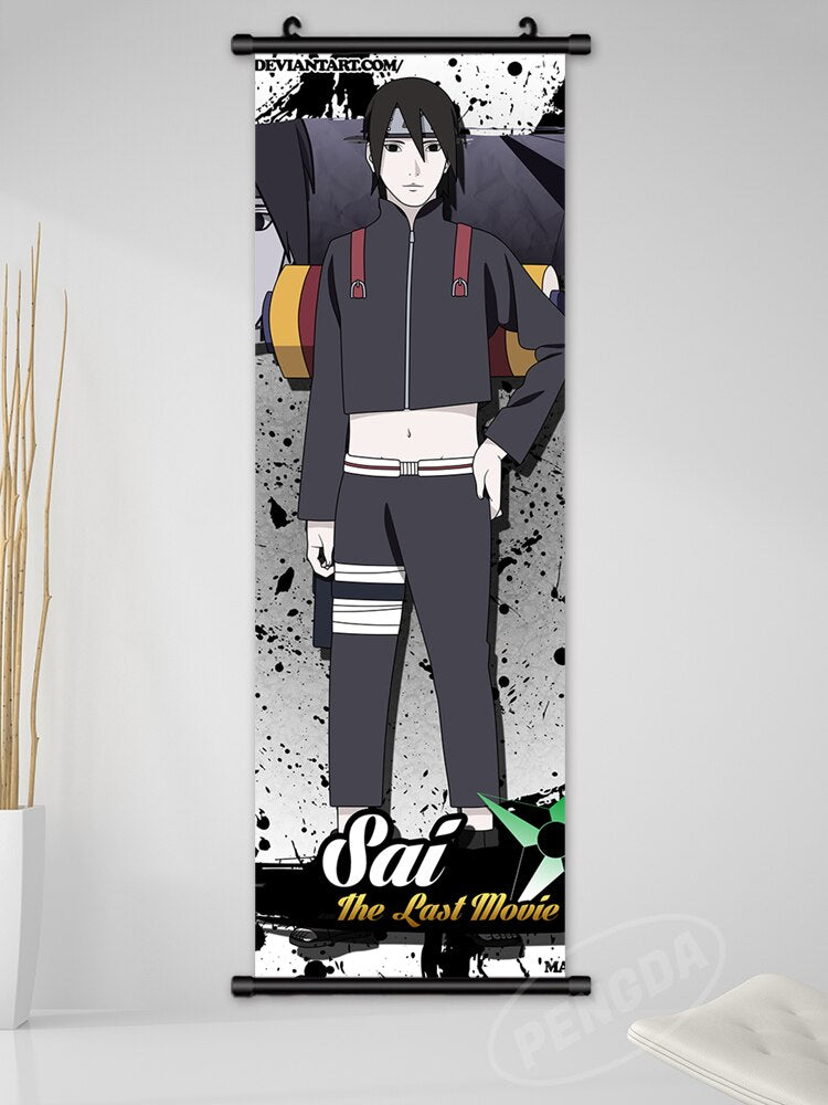 Canvas Wall Art Anime Print Naruto Painting Hatake Kakashi Hanging Scrolls Haruno Sakura Posters Home Decor Living Room Pictures