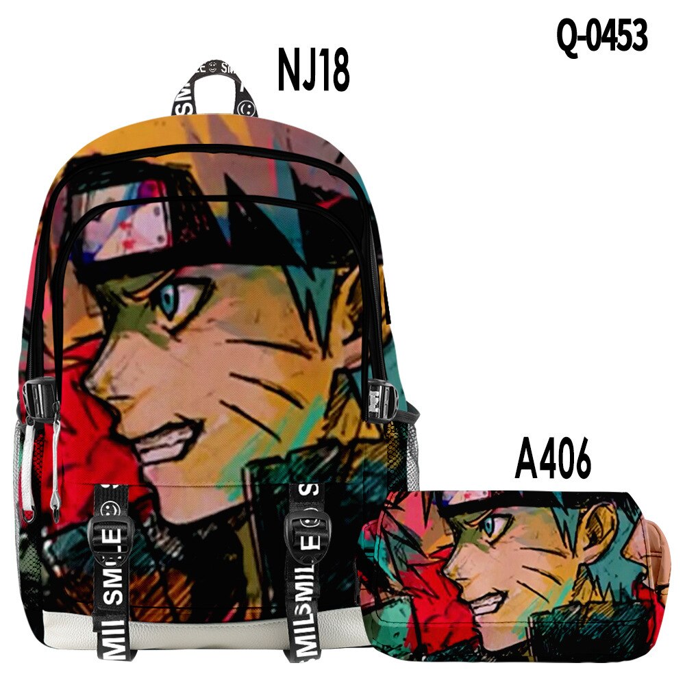 36 Styles Anime Backpack + Pencil Case