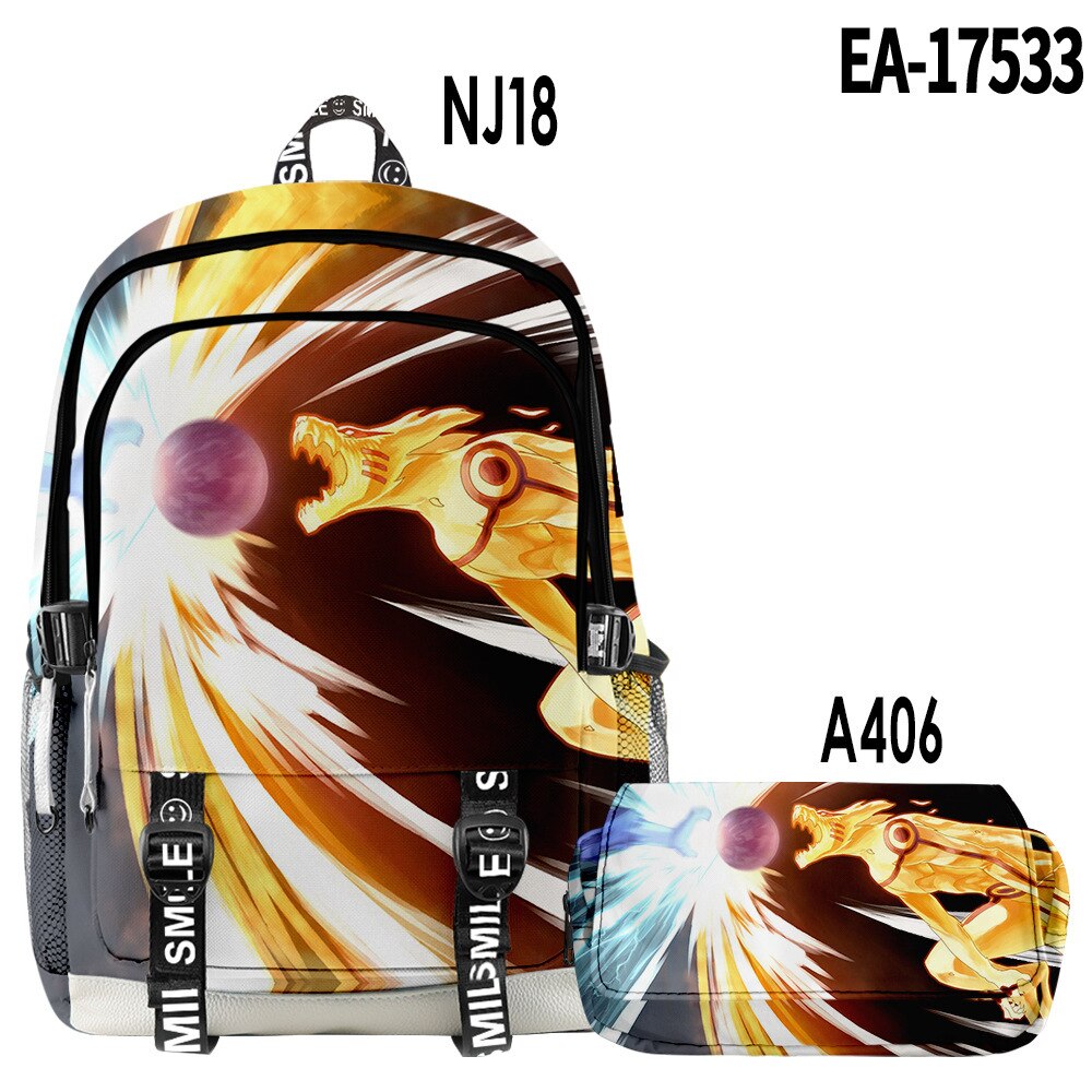 36 Styles Anime Backpack + Pencil Case