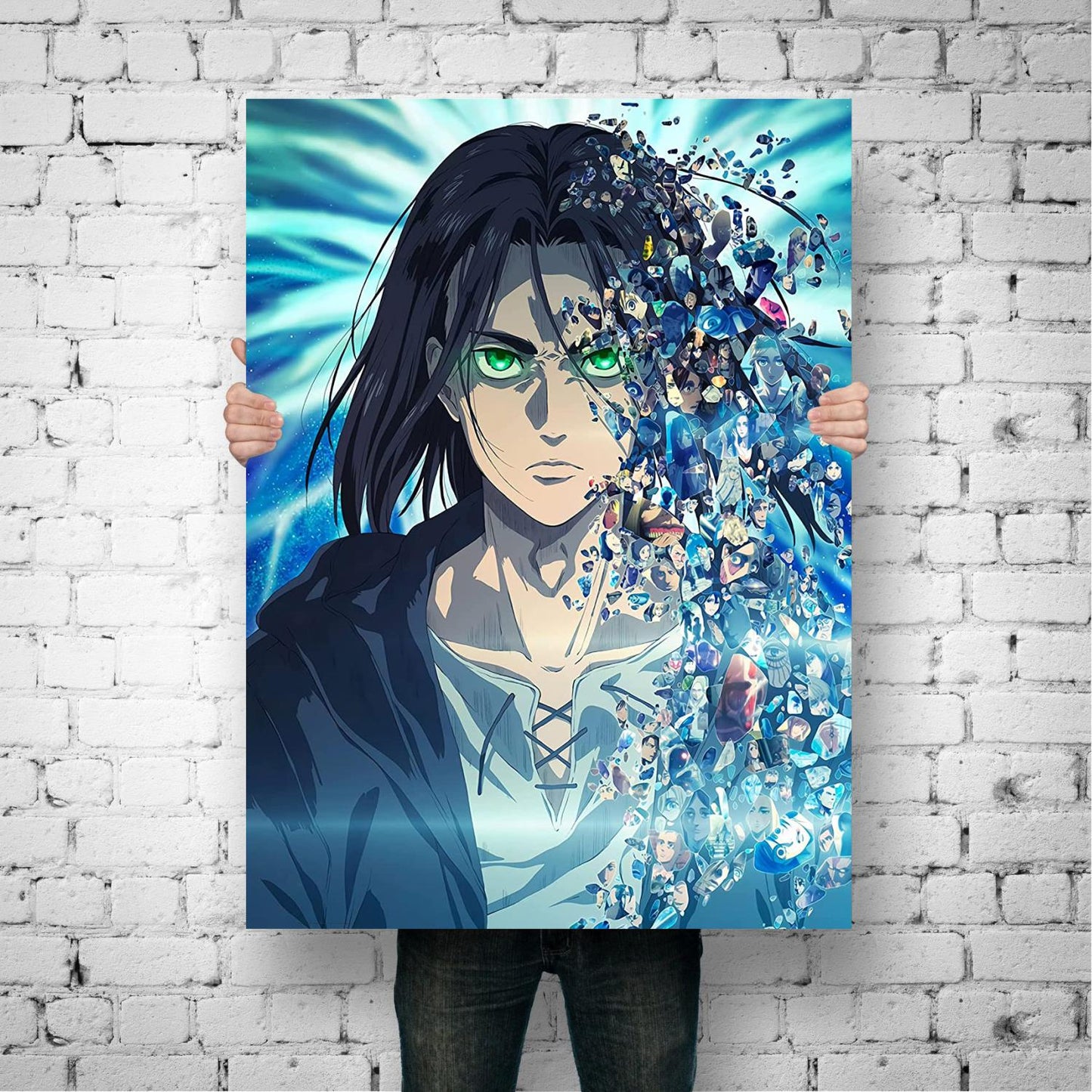 manga plus attack on titan poster Decorative Painting Canvas 24x36 Poster Wall Art Living Room Posters Bedroom Painting
