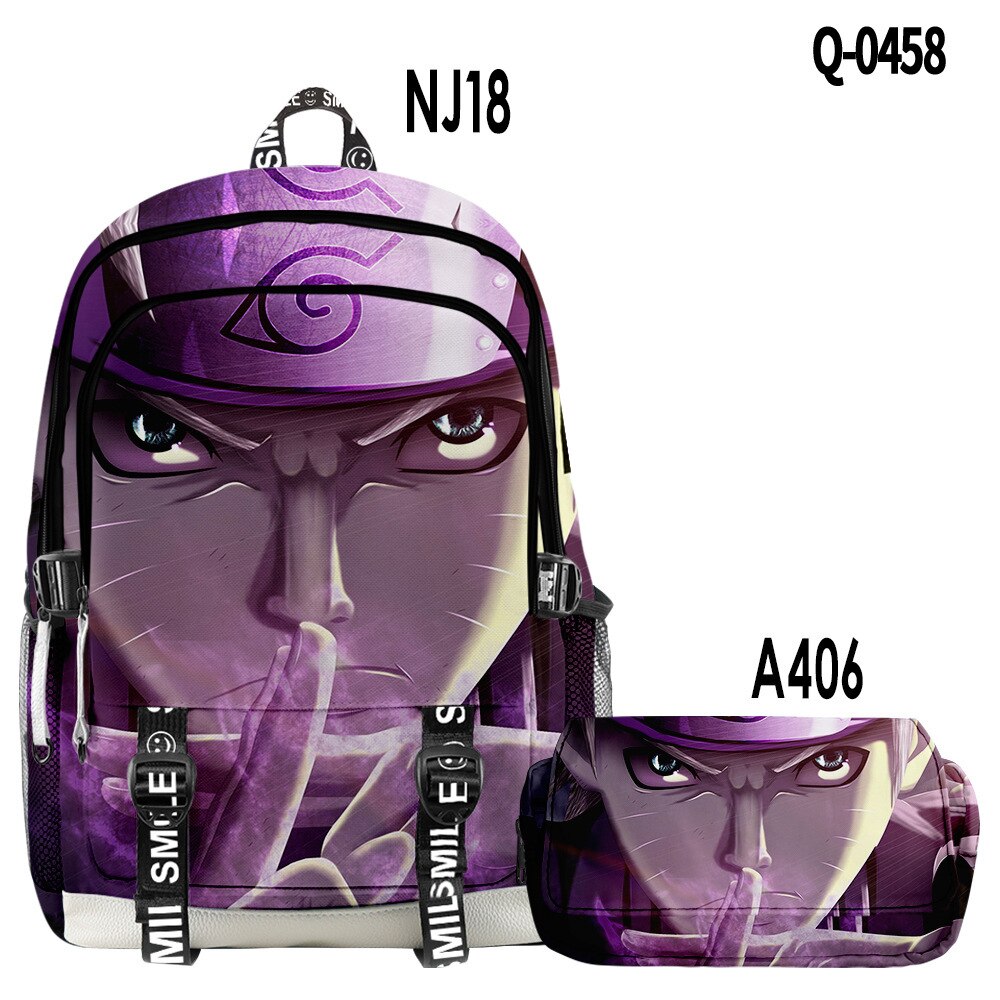 36 Styles Anime Backpack + Pencil Case