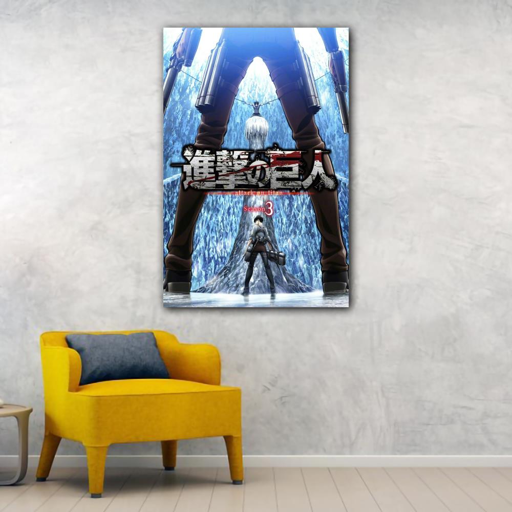Anime Attack on Titan Canvas Art Poster and Wall Art Picture Print Modern Family bedroom Decor Posters