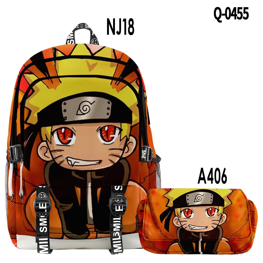 36 Styles Anime Backpack + Pencil Case